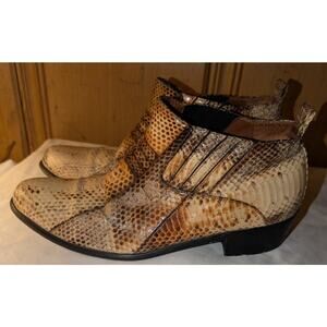 Vintage Stacy Adams Genuine Snake Skin size 8.5